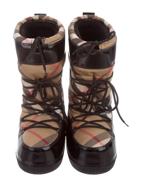 burberry ace up snow boots|Women's Burberry Boots .